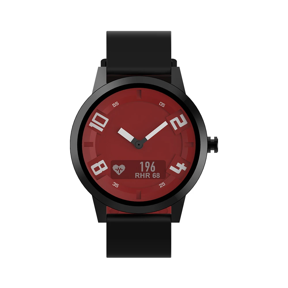 Lenovo X смарт-часы 80 атм водонепроницаемый световой указатель фитнес-трекер мониторинг сердечного ритма звонки напоминание вибрационная сигнализация - Цвет: Красный