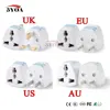 1 unid Unidad Universal US UK AU a EU enchufe EE. UU. a Euro Europa Pared de viaje AC cargador de corriente Adaptador convertidor 2 Pin de enchufe redondo ► Foto 1/6