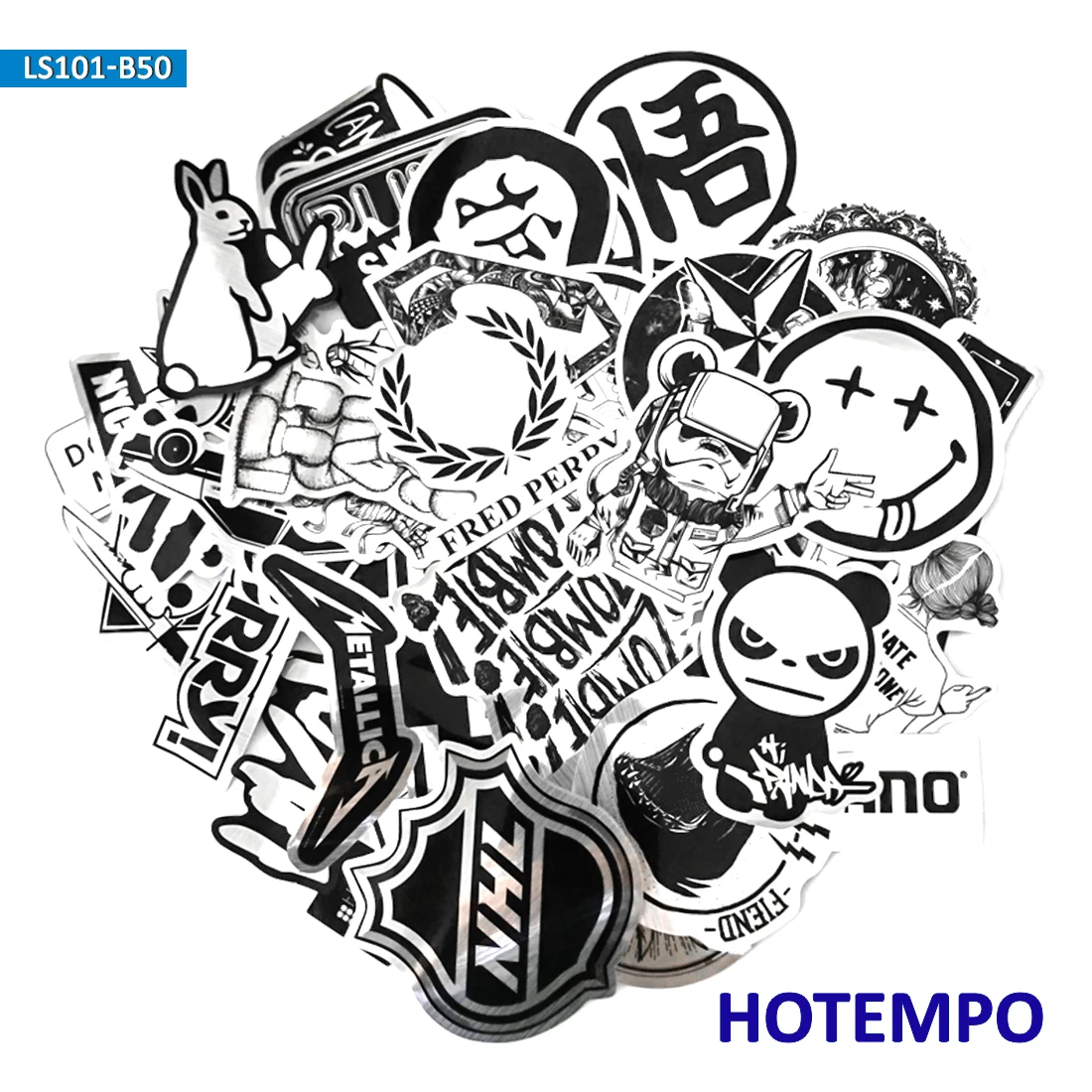 50pcs Cool Imitation Metal Cartoon Image Stickers for Mobile Phone Laptop Luggage Skateboard Guitar Case Moto Car Decal Stickers 50pcs Cool Imitation Metal Cartoon Image Stickers for Mobile Phone Laptop Luggage Skateboard Guitar Case Moto Car Decal Stickers