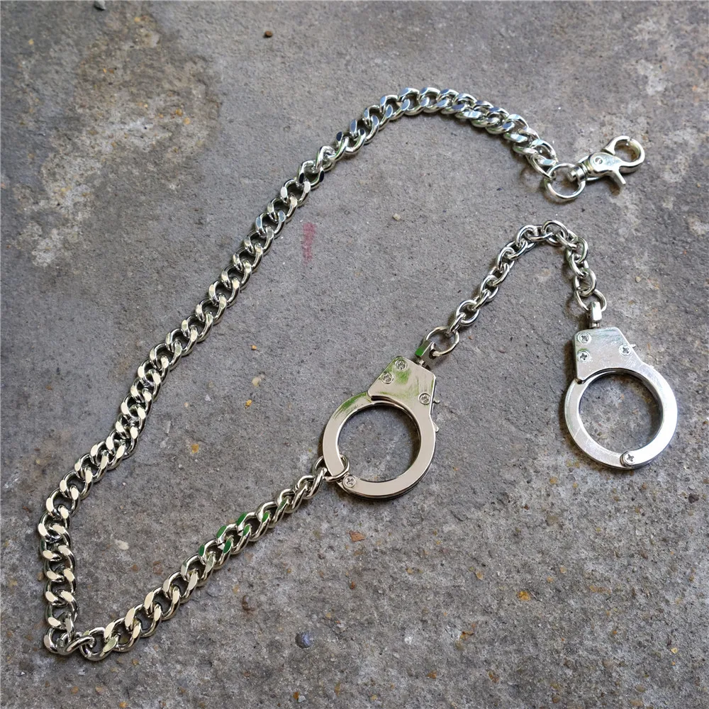 

Street Big Ring Key Chain Rock Punk Trousers Hipster Key Chains Pant Belt Jean Keychain HipHop Portachiavi Kpop Accessories KL01