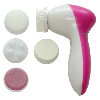 

Electric Facial exfoliator Pore Cleaner 5 in 1 Electric Wash Face Machine Body Cleaning Massage Skin Beauty Brush Summer style