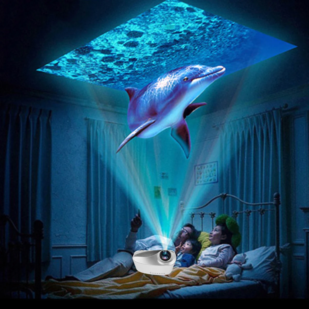 Home Mini Cinema Portable 1080P 3D HD LED Projector Multimedia Home Theater USB VGA HDMI TV Home Theatre System Home Mini Cinema Portable 1080P 3D HD LED Projector Multimedia Home Theater USB VGA HDMI TV Home Theatre System