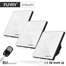 Беспроводной сенсорный пульт дистанционного управления, стандарт ЕС, 1, 2, 3 комплекта, настенный светильник, переключатель, умный дом, совместимый с Broadlink RM2 RM Pro EU 170-240 В