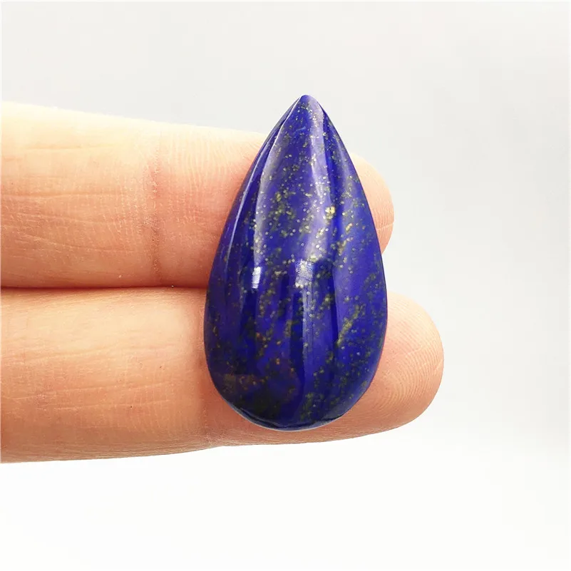 

Natural Lapis Lazuli Pendant Women Men Anniversary Party New Gift 30x16x7mm Blue Water Drop Stone Crystal Necklace Pendant AAAAA