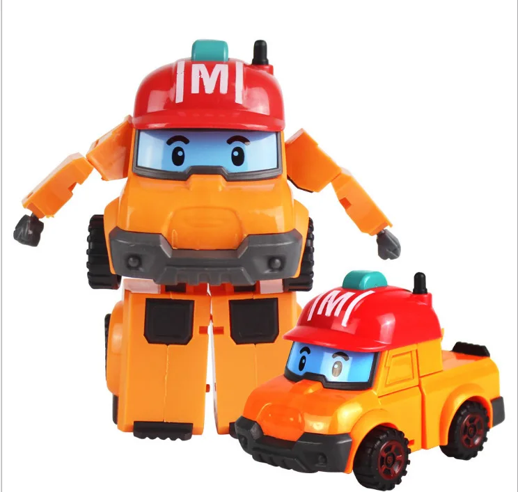 Робот трансформеры Robocar Корея аниме Рой Янтарный Bucky Mark экшн фигурки для детей