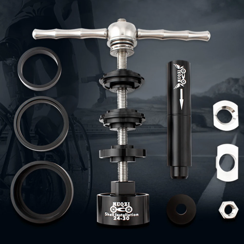 Disassembly Axis Bicycle Assorted Bearing Alloy Repair Center Shaft Easy Use Removal Tool Set Install Press In Practical Wrench Disassembly Axis Bicycle Assorted Bearing Alloy Repair Center Shaft Easy Use Removal Tool Set Install Press In Practical Wrench
