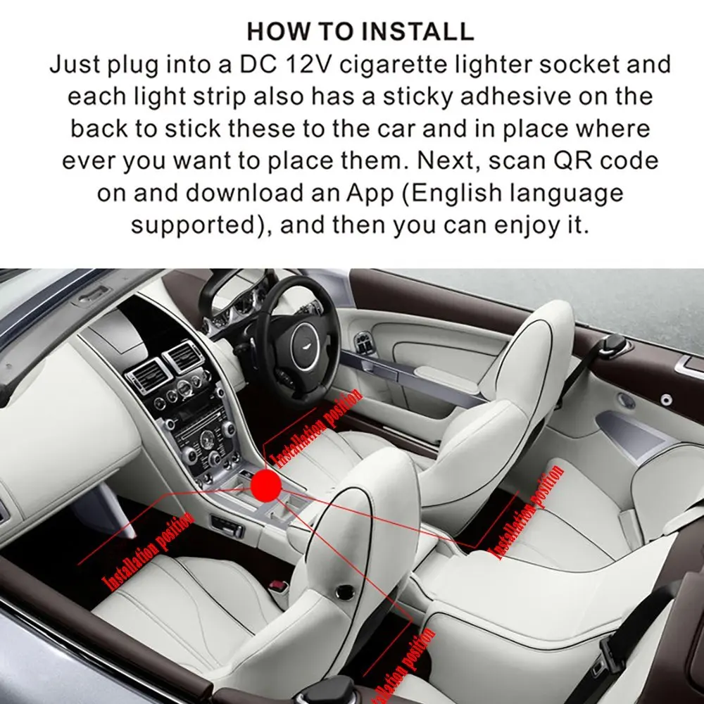 car styling led ambient strip (6)