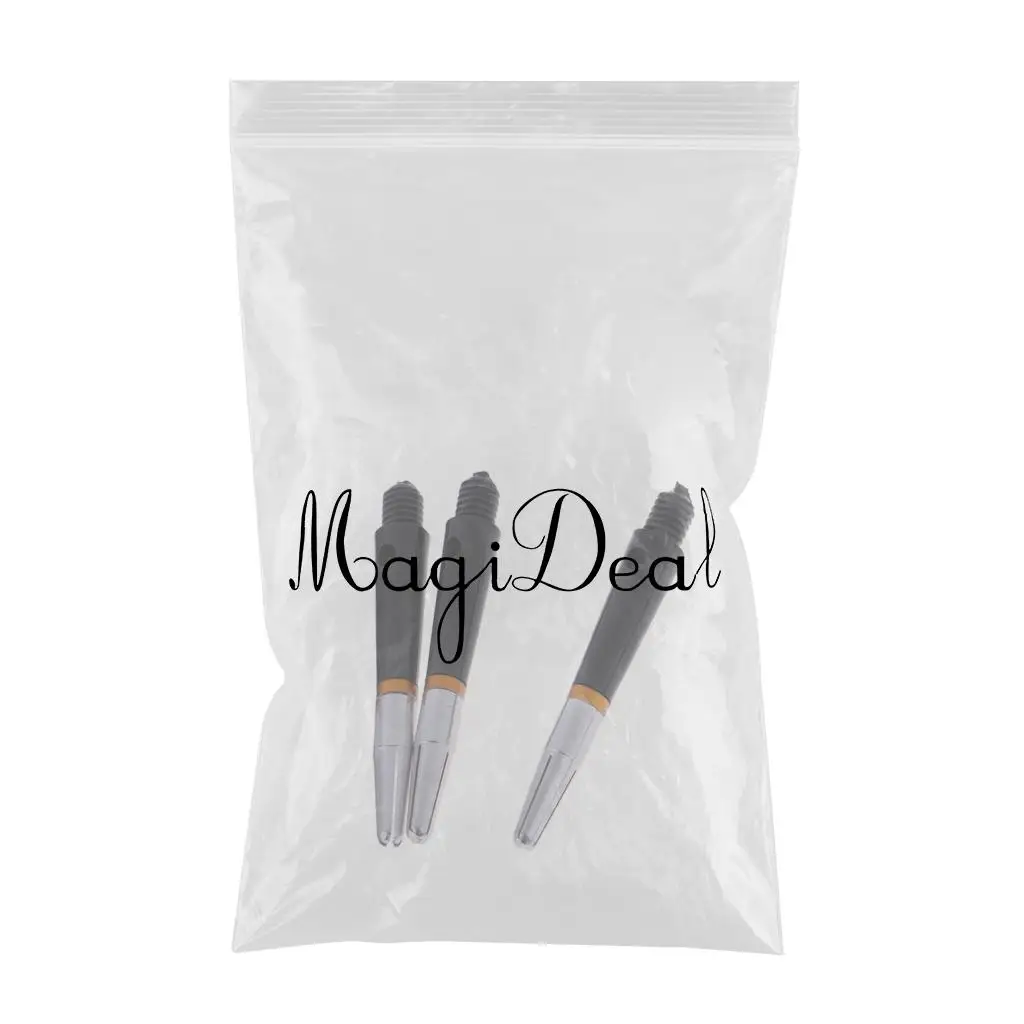 3pcs/Pack Aluminum Alloy Medium Darts Shafts Stems Replacing for Darts Maintain Fixing 45/35mm Aluminum Alloy Dart Shaft