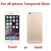 2.5D Tempered glass for iPhone 6 6S 7 8 Plus Screen protector glass film for iPhone X 8 5 SE 5C 4S 8plus Explosion-proof film