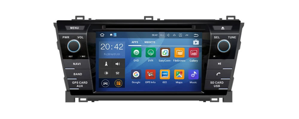 Clearance ZaiXi Android 2 Din Auto Radio DVD For Toyota Corolla 2013~2016 Car Multimedia Player GPS Navigation System Radio Stereo 2