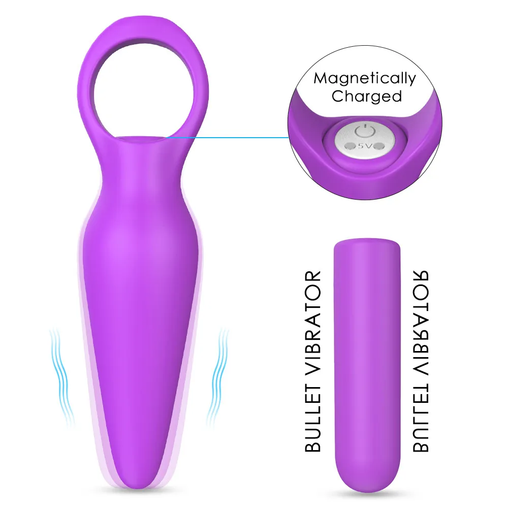 Vibratore dildo punto g e mini perline anali per stimolazione_voghion.com