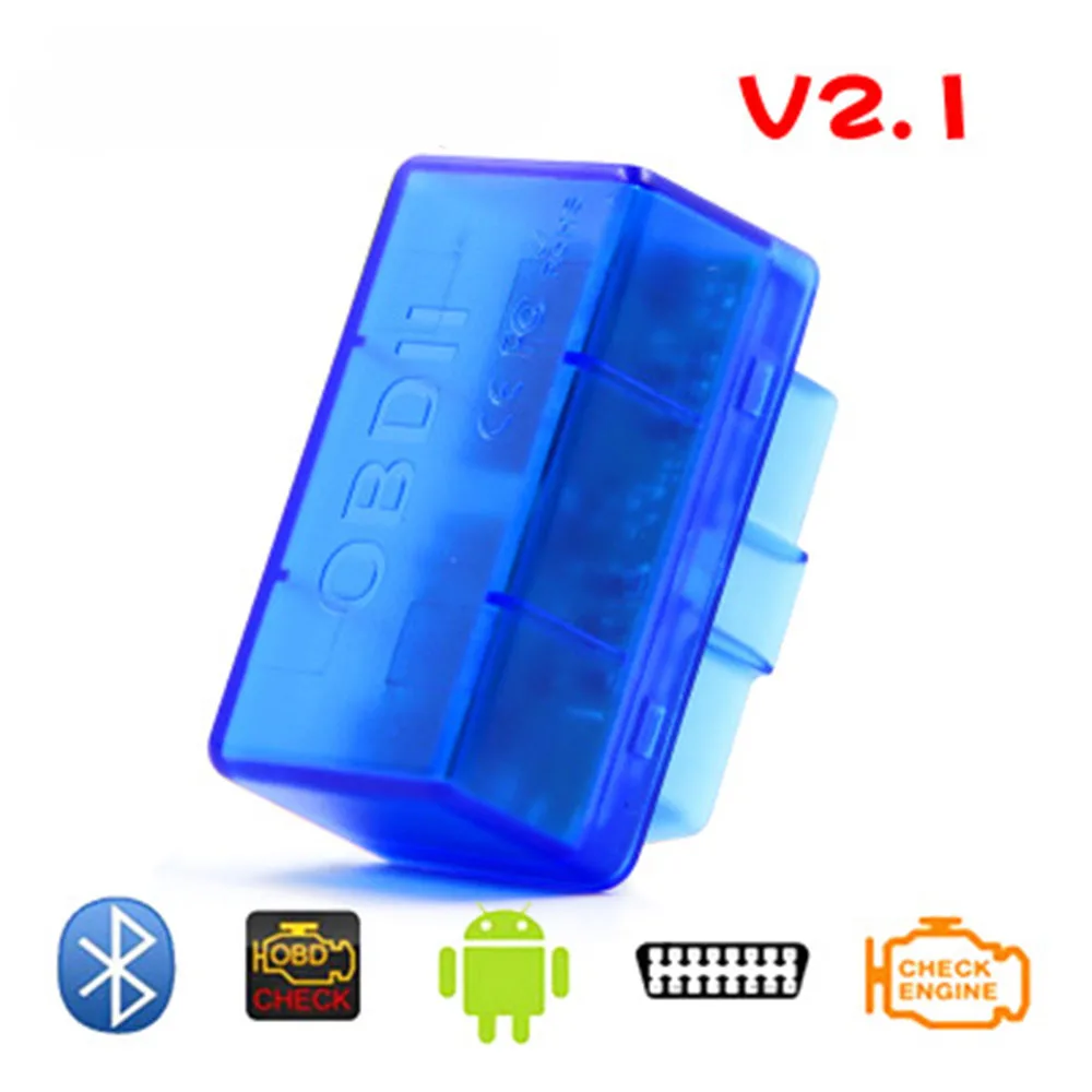 Супер Мини версия ELM327 Bluetooth V2.1 OBD2 Elm 327 Автомобильный диагностический сканер