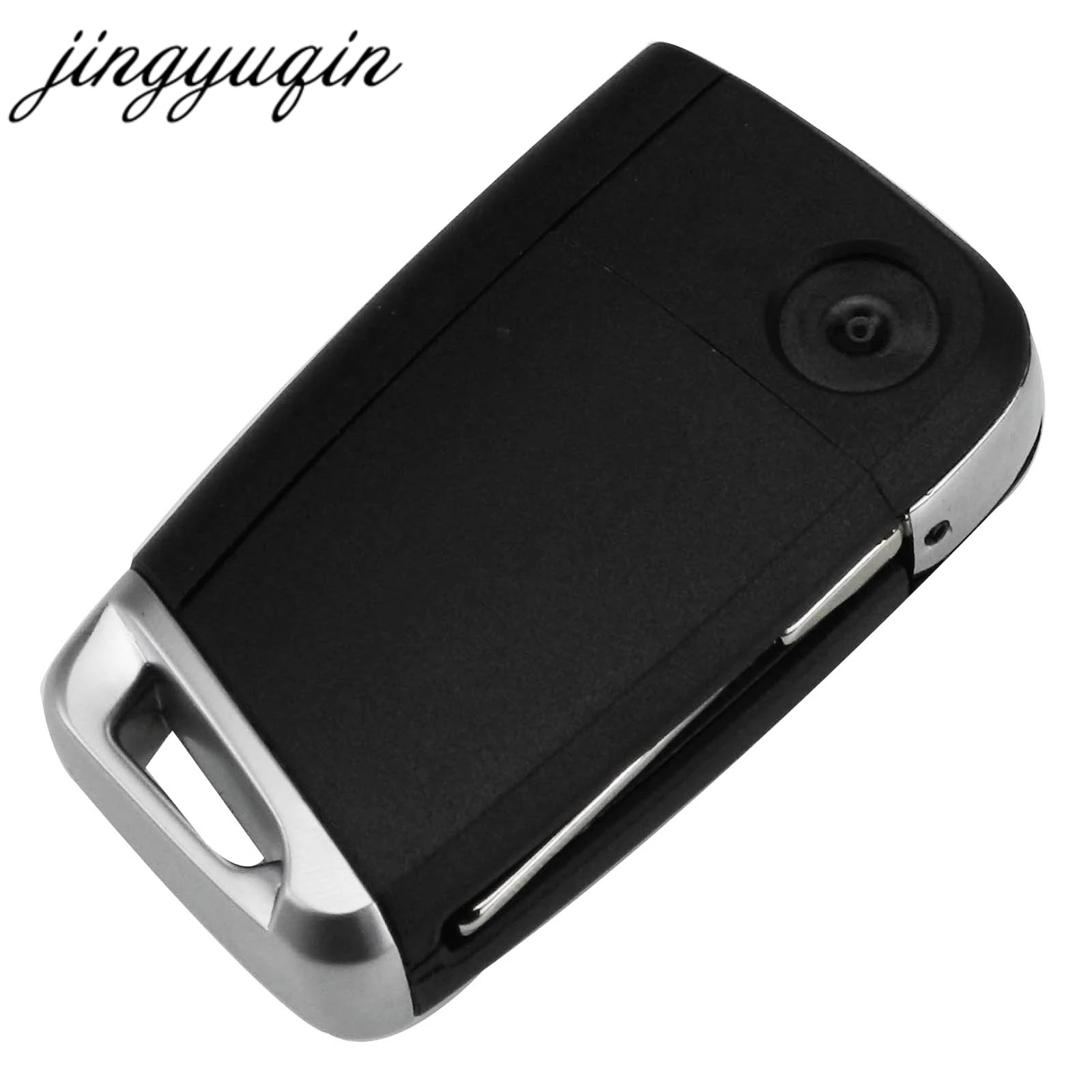 jingyuqin Flip Folding Key Fob Shell For VW Golf 7 GTI MK7 Skoda Octavia A7 Seat Remote Auto parts Keyless Case jingyuqin Flip Folding Key Fob Shell For VW Golf 7 GTI MK7 Skoda Octavia A7 Seat Remote Auto parts Keyless Case