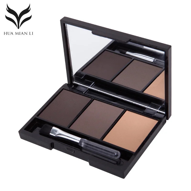 Eyebrow Powder Palette 3 Color Waterproof Eye Makeup Eyebrow Enhancer