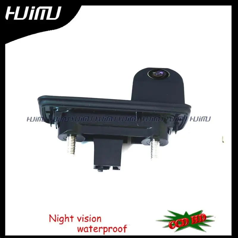 HD ccd night viosn car trunk handle reverse parking rear view camera for Skoda Roomster Fabia Octavia Yeti superb for Audi A1