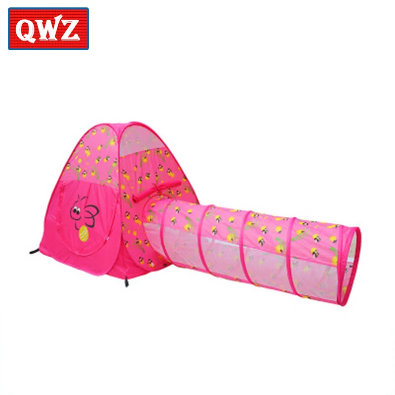 

Children's fireflies tent two-in-one crawling tunnel combination detachable folding game house toys children's outdoor tent
