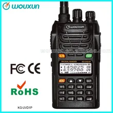 Dual Band VHF 136-174MHz / UHF420-520MHz 5W 128CH Walkie Talkie Two Way Radio with 1700mAH Battery