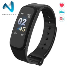 Wearpai C1Plus Smart Band Blood Pressure Fitness Tracker Heart Rate Monitor Smart Bracelet Black Men Watch for Sport Climbing