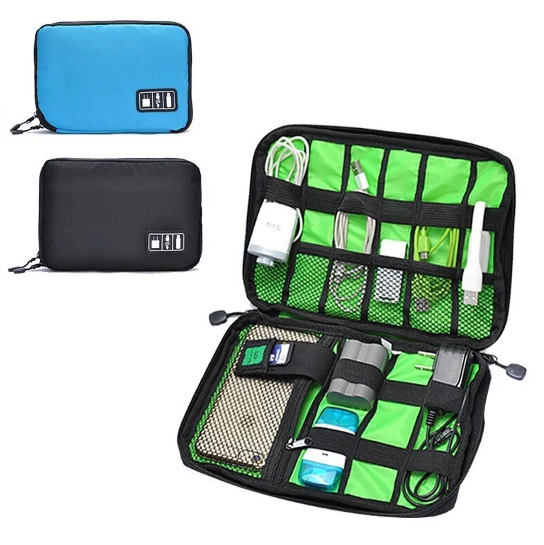 Электронные аксессуары, дорожная сумка, нейлоновая мужская дорожная сумка, органайзер для даты, sd-карты, USB кабель, сумка для цифрового устройства