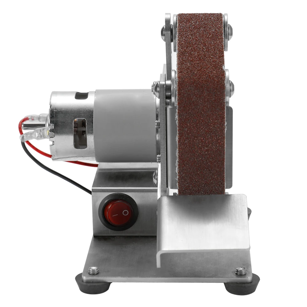 Multifunctional Grinder Mini Electric Belt Sander DIY Polishing Grinding Machine Cutter Edges Sharpener