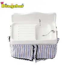 Миниатюрные аксессуары 93*54*93 мм, мини-умывальник из смолы, имитация ванной, Lavabo, модель раковины, игрушки для 1/12, украшение кукольного домика