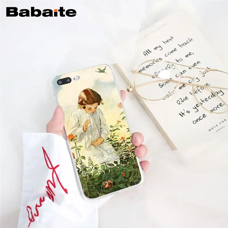 Babaite художественный плакат ALPHONSE MUCHA Тонкий чехол для телефона для iphone 11 Pro 11Pro Max X XS MAX 6 6s 7 7plus 8 8Plus 5 5S SE XR - Цвет: A4