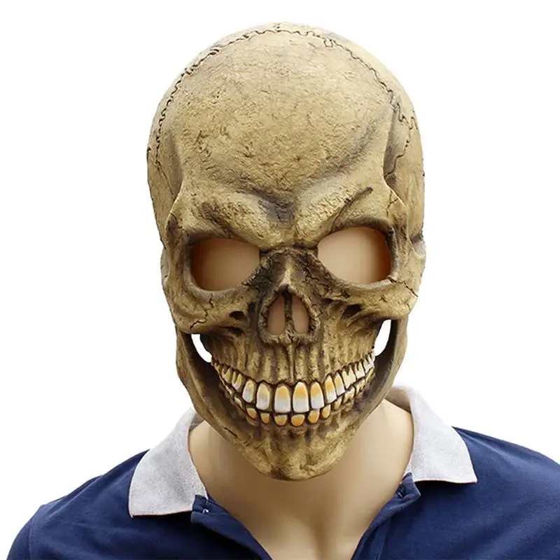 

Durable Non-toxic Unisex Lightweight Zombie Skeleton Skull Cosplay Accessory Costume Mask for Horror Theme Party Halloween