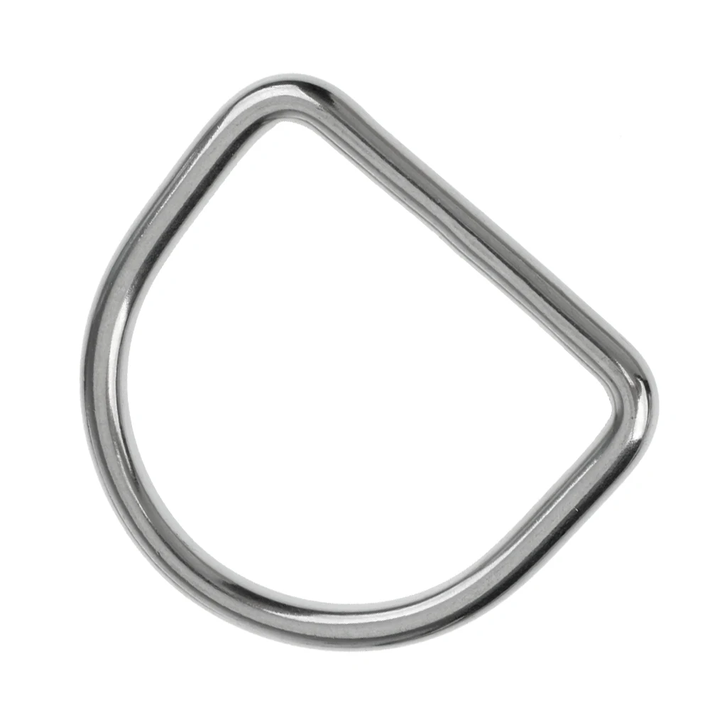 Scuba Diving Dive 316 Stainless Steel D Ring for 2''/5cm Weight Belt Webbing Harness Side Mount Gear Accessories