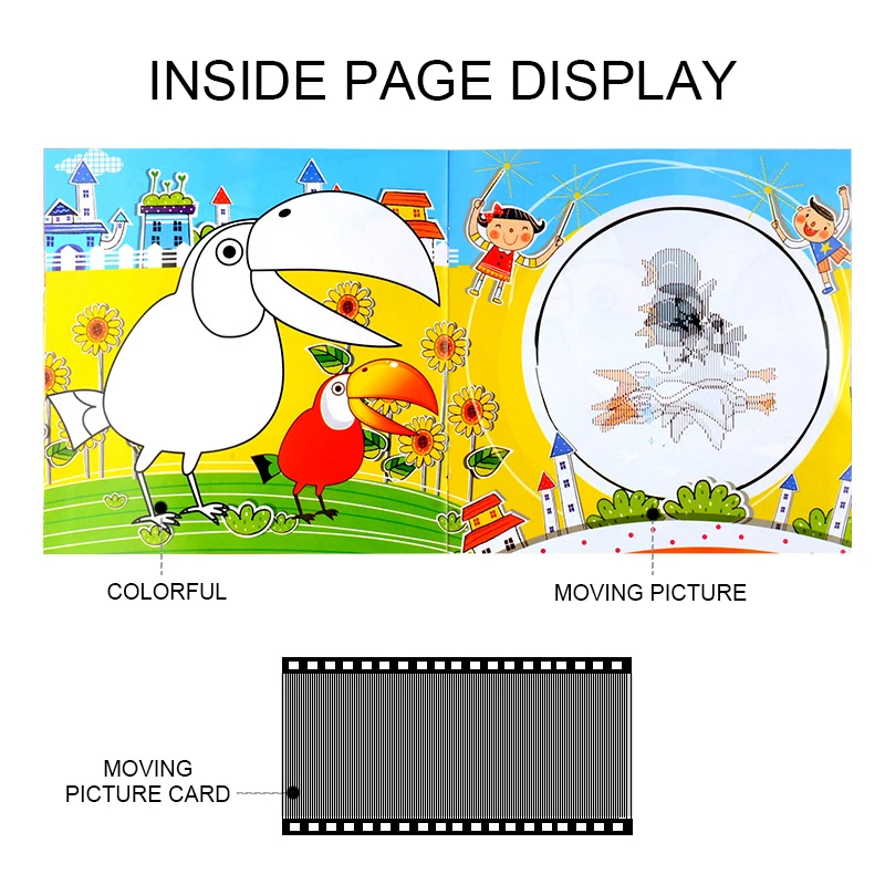 

Coloring Book Kill Time Book Will Moving DIY Children's Puzzle 22 Pages Cute Animal Style Secret Garden Painting Drawing Magic
