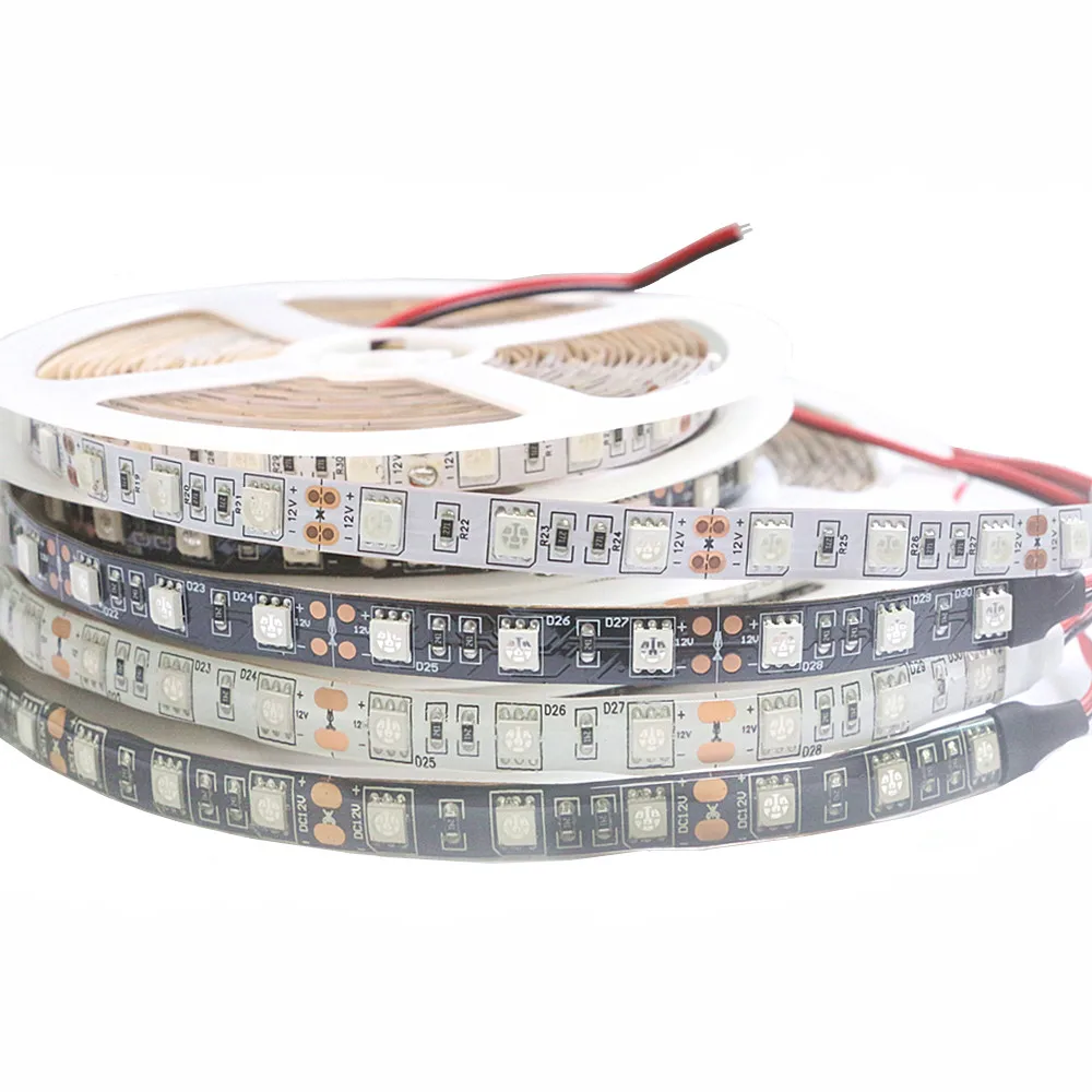УФ светодиодная лента светильник 5050 SMD 60 светодиодов/м 395 405нм Ультрафиолетовый