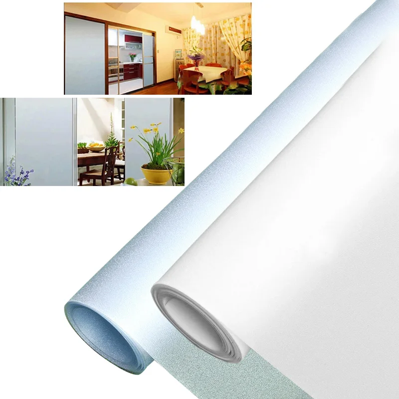 

1PCs Glass Sticker Window Filmstickers Window Decorations PVC Wide Opaque Privacy Static Glass Window Film Bathroom Home Decor