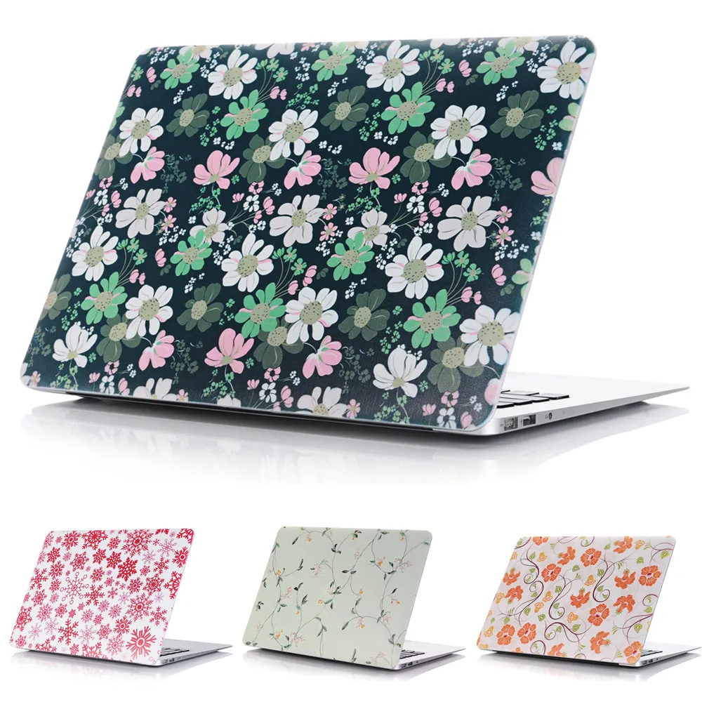 

Color Flower Style Protective Hard Case Shell for MacBook 12 inch Air 11 13 inch Pro 13 15 inch Pro Retina 13 15 inch