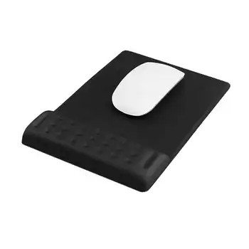 

Ergonomic Padded Mouse Pad With Wrist Rest Memory Foam Soft Comfortable Wrist Rest Support Cushion For Office, Computer, Lapto