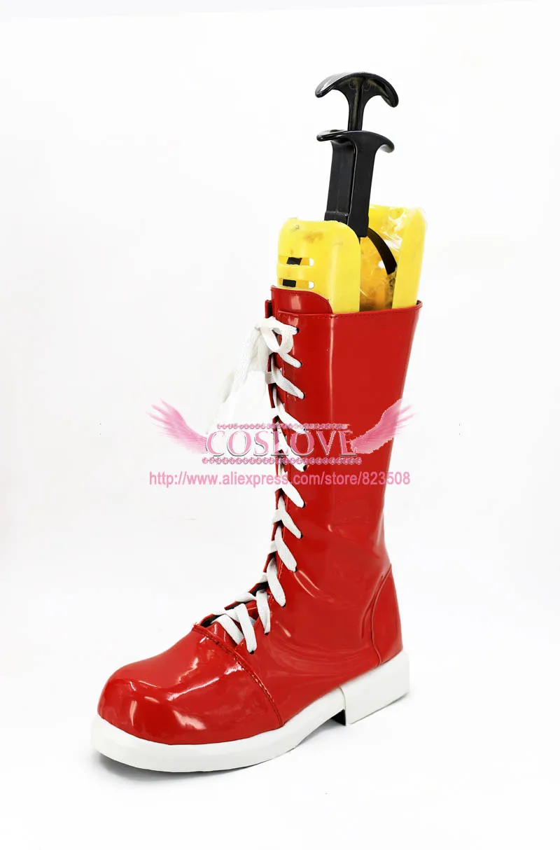 Persona 5 Goro Akechi Red Cosplay Shoes (3)