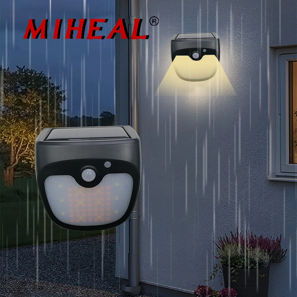

61/12 Leds LED Solar Power Garden Light Outdoor PIR Motion Sensor Solar Wall Light Emergency Security Solar Wall Lamp