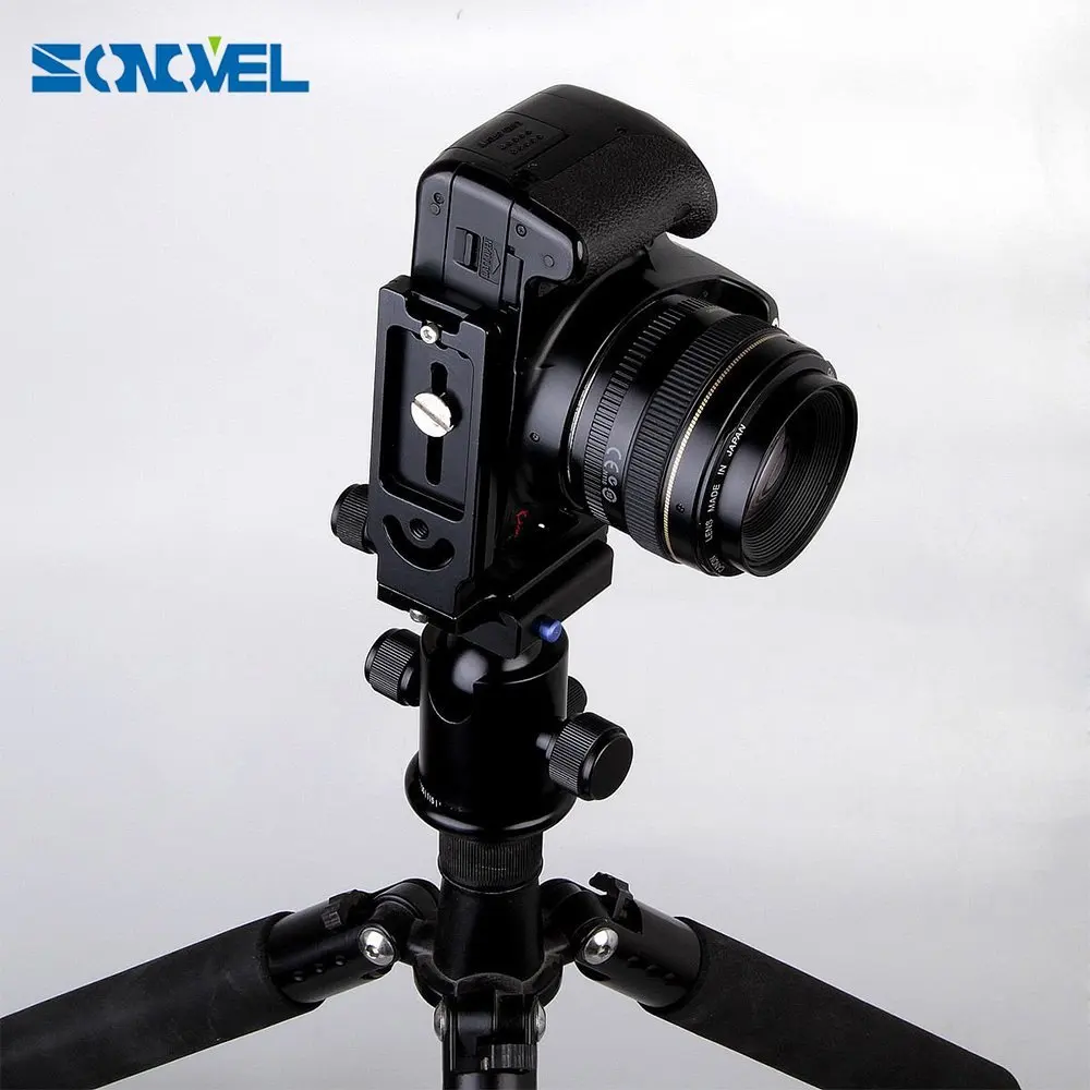 퀵 릴리스 L 플레이트 브래킷 그립 Nikon D7500 D7200 D7100 D7000 D5600 D5500 D5300 D5200 D3400 D3300 D750 D500 D4s D5 삼각대