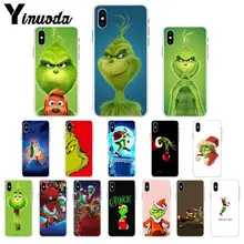 Yinuoda How the Green ofMonster Grinch украли Рождество Мягкий Силиконовый ТПУ чехол для телефона iPhone8 7 6 6S Plus 5 5S SE XR X XS MAX