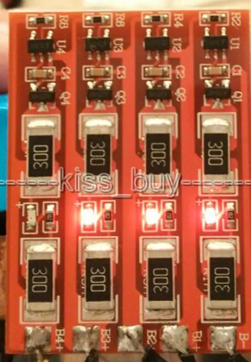 Защитная плата BMS 1 s 4 с балансиром для 1s 2s 3s 4S ячеек 3 2 V литий Железный фосфат