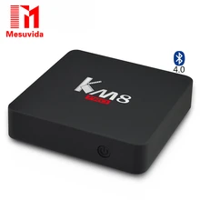 KM8 Pro Smart TV Box для Android 6.0 TV Box Amlogic S912 Octa Ядро CPU RAM МАКС 2 ГБ ROM 16 ГБ Двойной 2.4 Г/5 Г wi-fi 2017 17.0 Компл. Топ коробка