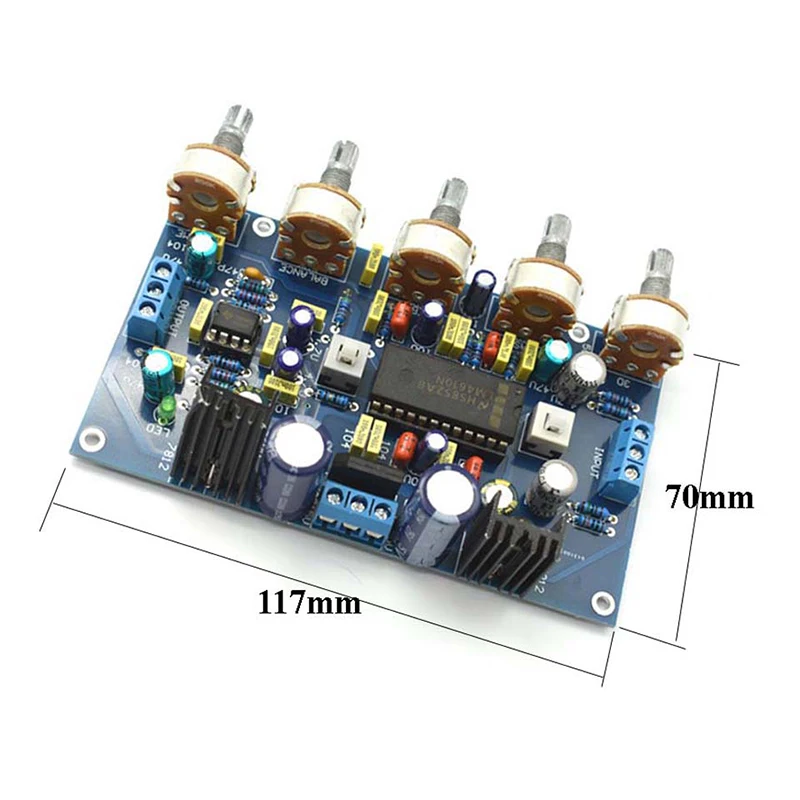 LM4610+ NE5532 предусилитель усилитель тональности доска для Hifi Diy D3-006