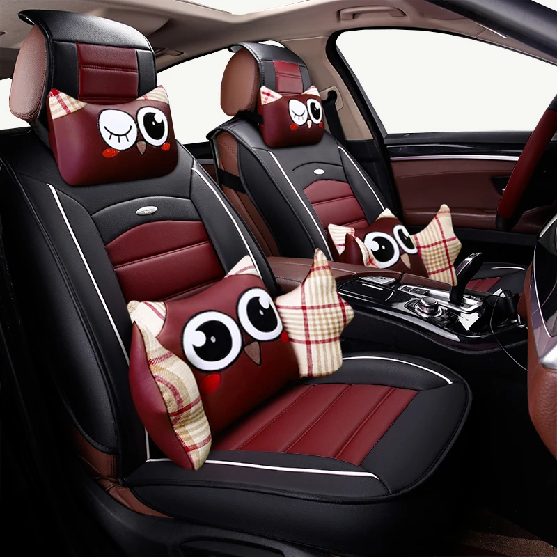 

(Front+Rear)Cartoon Leather car seat cover for LEXUS CT ES IS GS GX LX RX NX LS GX460 GX470 GX400 RX580 GS300 RX450h HS250H
