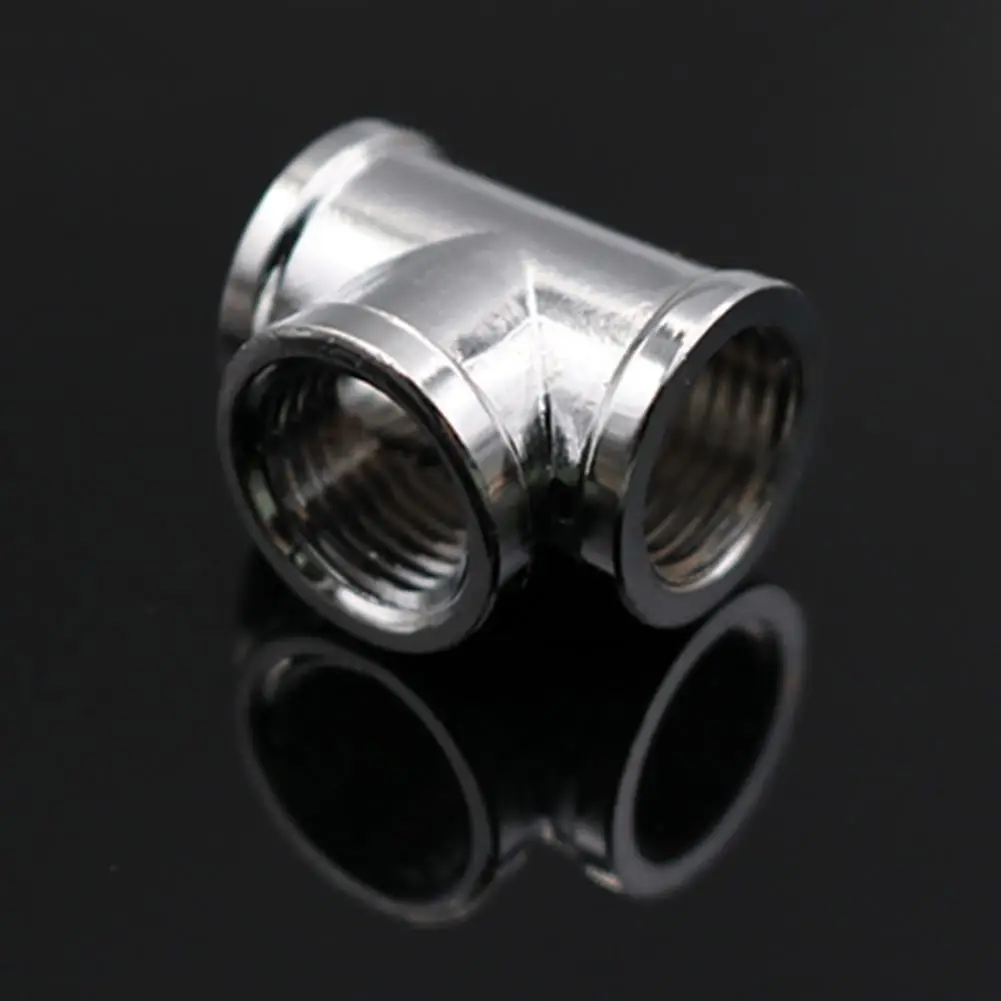 

Top Sale 3-Way T-Shape G1/4 Threaded PC Water Cooling Tube Fittings Adapter Connector
