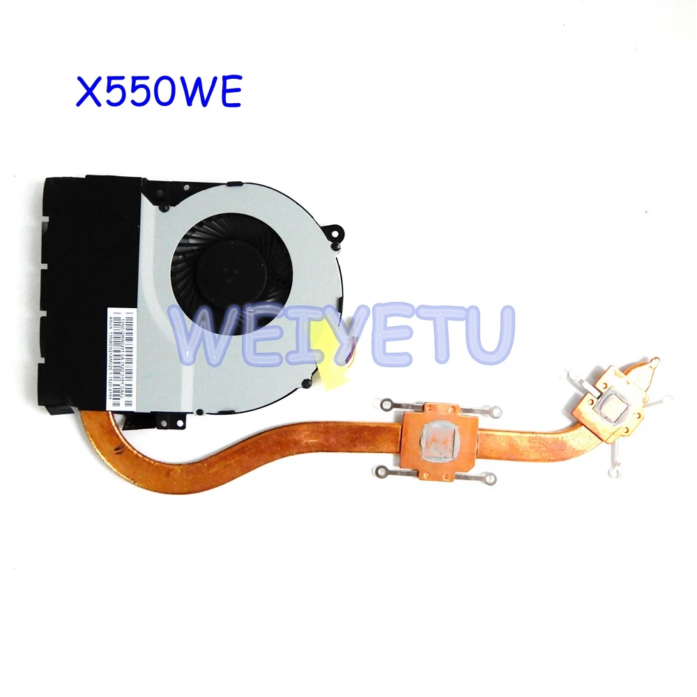 Вентилятор ЦП X550WE с радиатором для ASUS X550WAK X550W D552W X550WA X552WE X552W|Компьютерные кабели и