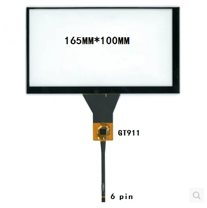  165*100 164*99 GT911 new 7 inch car DVD navigation capacitive touch screen free shipping