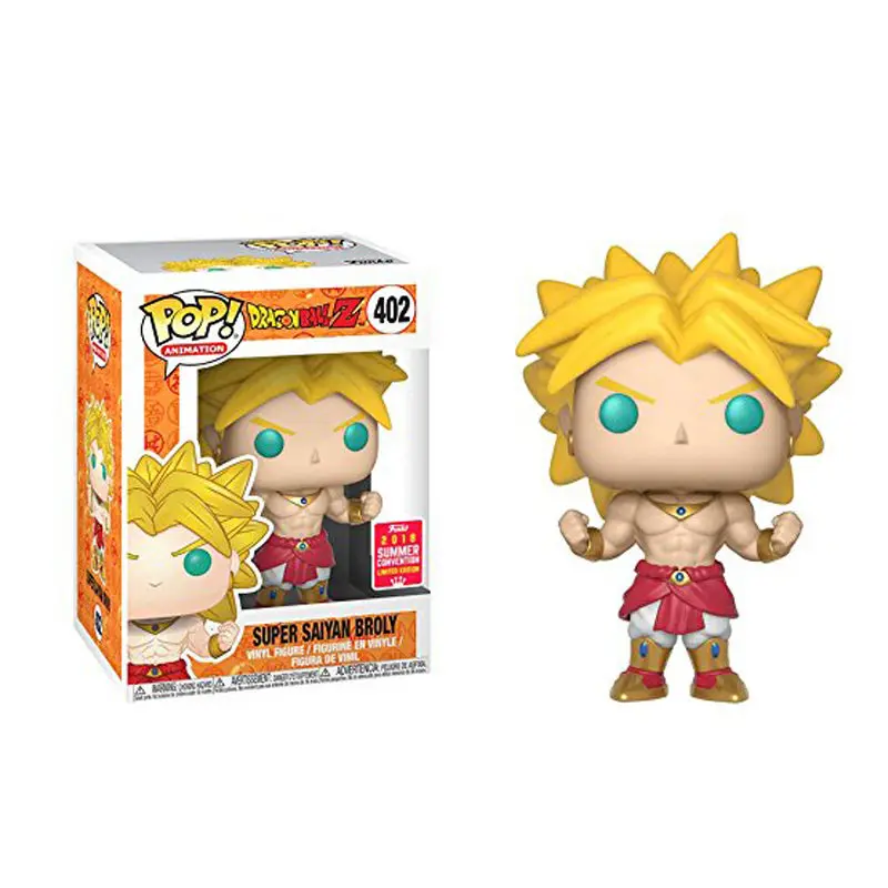FUNKO Pop аниме Dragon Ball Z SUPER SAIYAN BROLY ПВХ Фигурки Коллекционная модель игрушки для детей