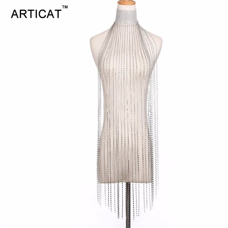 Sibybo-Rhinestone-Tassel-Cloak-Sexy-Tops-for-Women-High-necked-Crystal-Diamond-Long-Women-Tops-Nightclub (2)