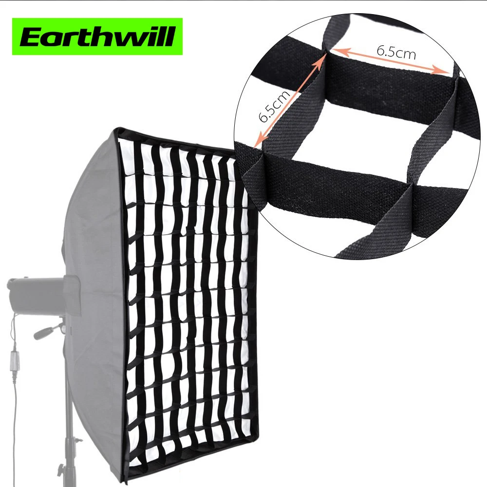

Photographic equipment rectangular 5070 soft light box with mesh soft cover Bowens base for Photo Studio Strobe Flash Light