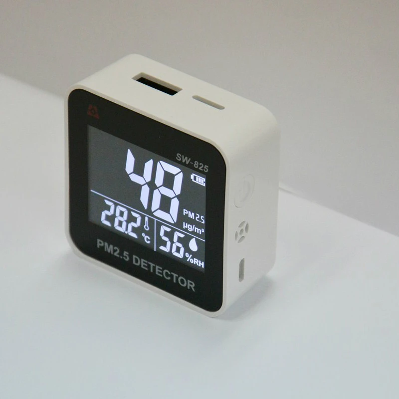 Air Quality PM2.5 Detector air Detector PM 2.5 Monitor with Battery Air Quality Analyzer Air Tester Protection Air Gas Detector (6)