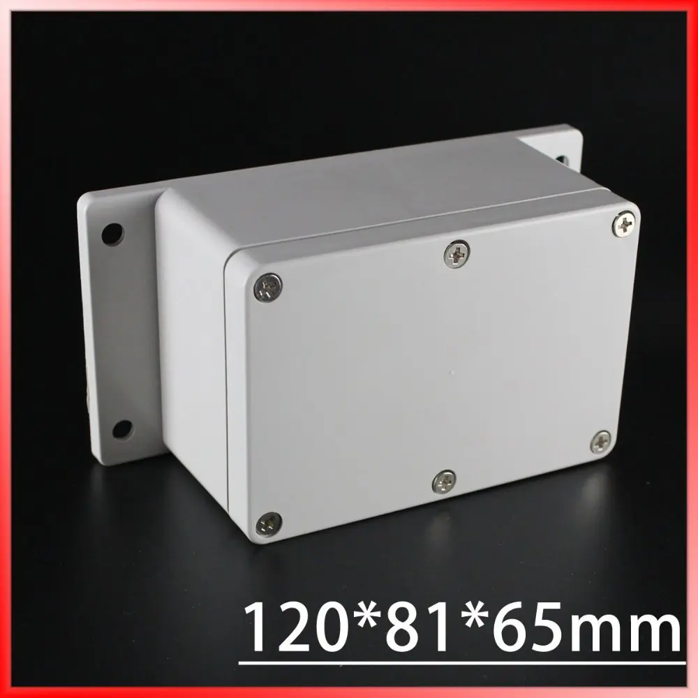 

(1 piece/lot) 120*81*65mm Grey ABS Plastic IP65 Waterproof Enclosure PVC Junction Box Electronic Project Instrument Case