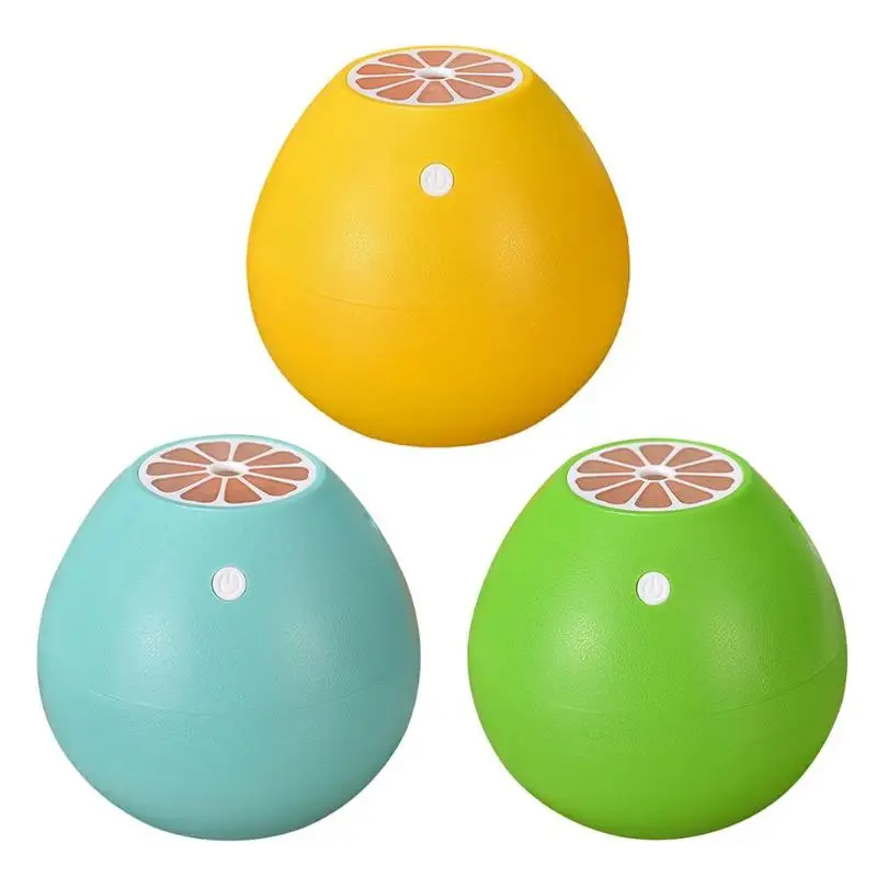 

400ml Grapefruit Shape Ultrasonic Humidifier LED Blue Light Night Lamp Aroma Essential Oil Diffuser Mist Maker for Office Home